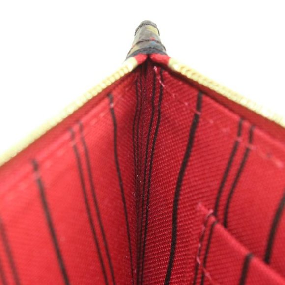 Louis Vuitton Cherry Red Monogram Neverfull Pochette GM or MM 13lz89s - Picture 8 of 12